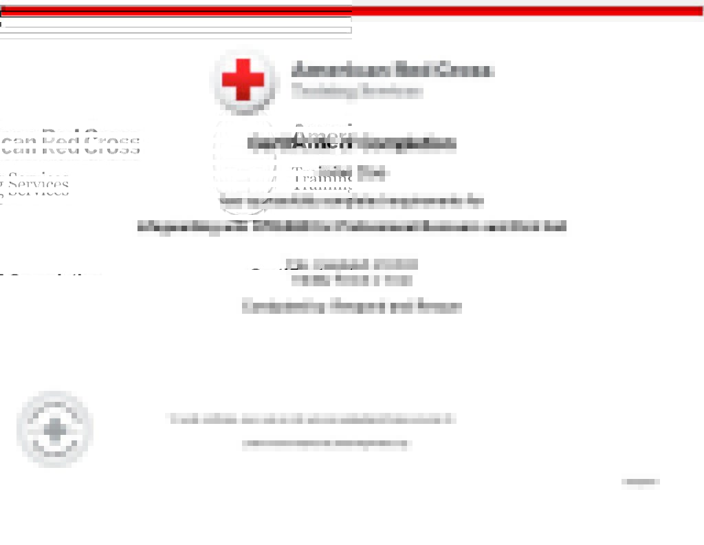CPR Certificate