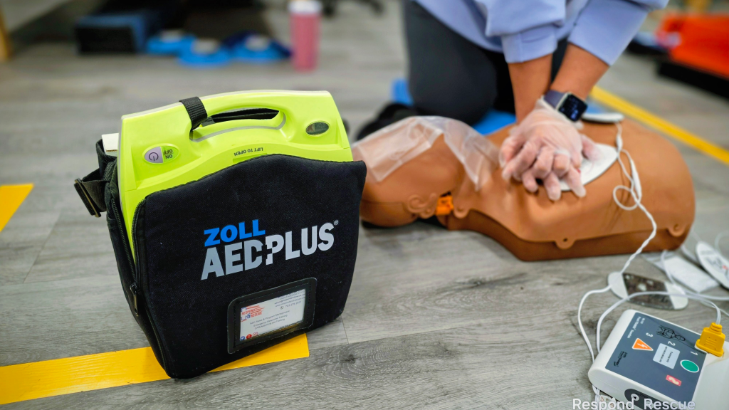 adult CPR class participants receiving certification after completing training session